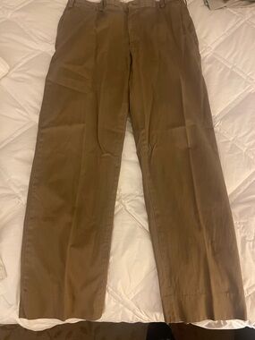 Men's Classic Straight Brown Chinos